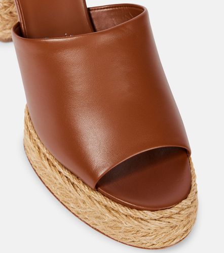 Mules Calakala 85 à plateau en cuir - Christian Louboutin - Modalova