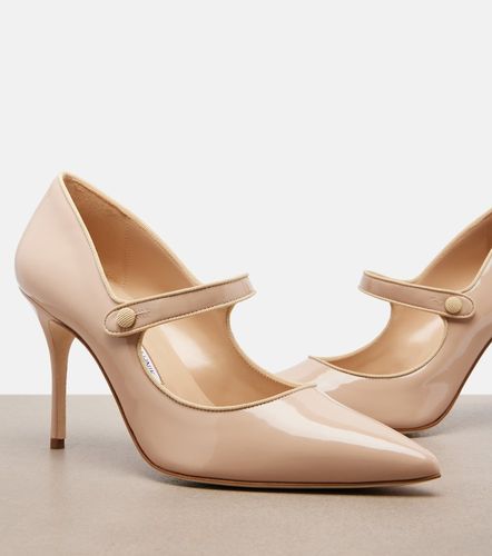 Escarpins Mary Jane Campari en cuir verni - Manolo Blahnik - Modalova