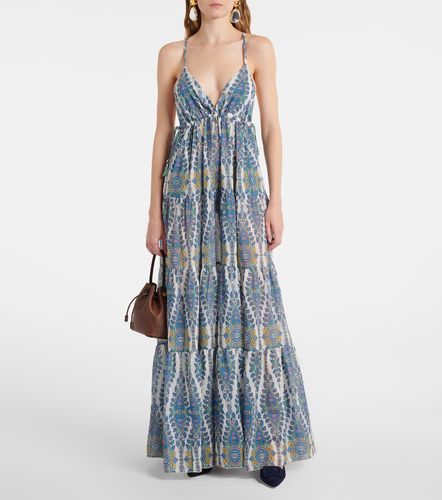 Robe longue imprimée en coton et soie - Etro - Modalova