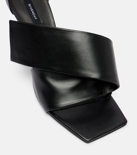 Sandales Sliced Square 95 en cuir - Givenchy - Modalova