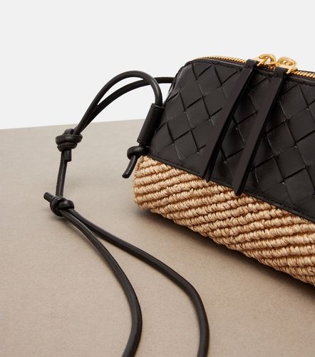 Sac Concert en cuir et raphia - Bottega Veneta - Modalova