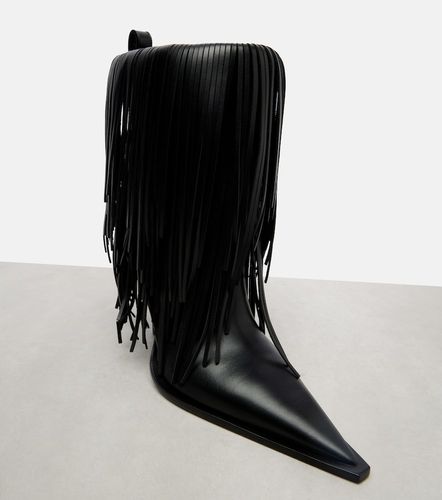 Bottines Avenue Fringe en cuir - Balenciaga - Modalova