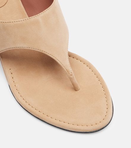 Mules compensées Nina en daim - Paris Texas - Modalova