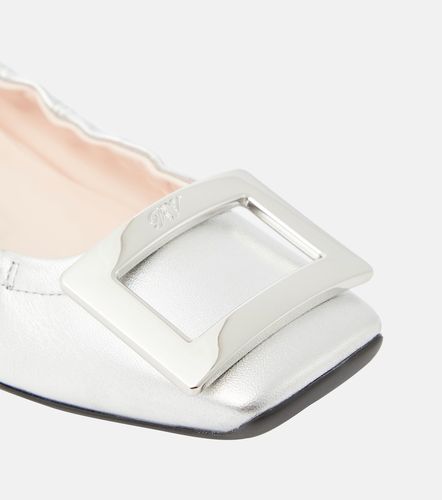 Ballerines Viv' Pockette en cuir métallisé - Roger Vivier - Modalova