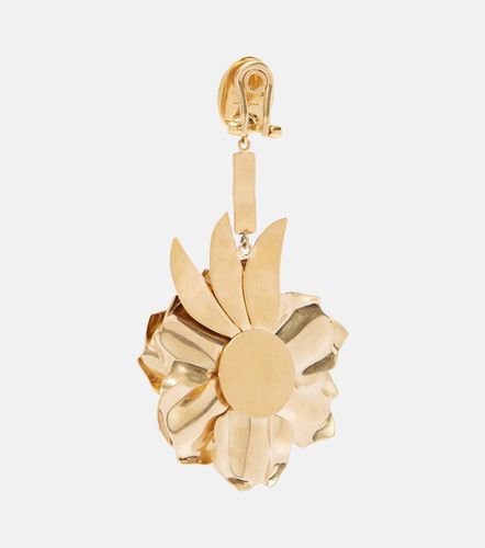 Boucles d’oreilles à cristaux et fleurs - Miu Miu - Modalova