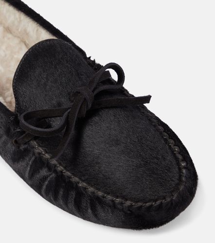 Mocassins Lucca en cuir façon poulain - The Row - Modalova