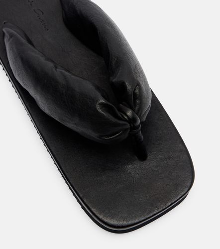 Tongs à plateforme en cuir - Rick Owens - Modalova