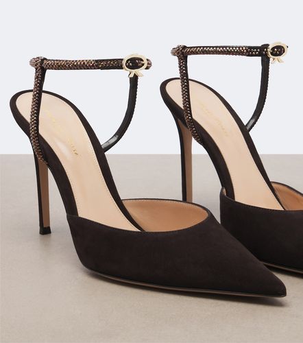 Escarpins en daim à ornements - Gianvito Rossi - Modalova