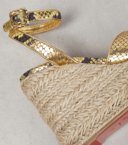 Espadrilles compensées Mariza en cuir - Christian Louboutin - Modalova