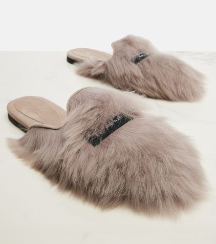 Dolce&Gabbana Mules en shearling - Dolce&Gabbana - Modalova