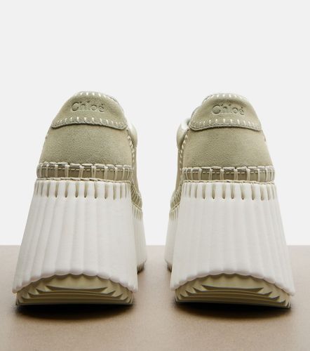 Chloé Baskets compensées Nama en daim - Chloe - Modalova