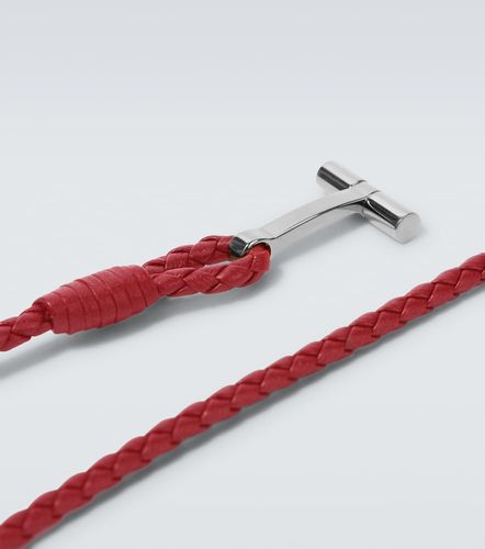 Tom Ford Bracelet T en cuir tressé - Tom Ford - Modalova