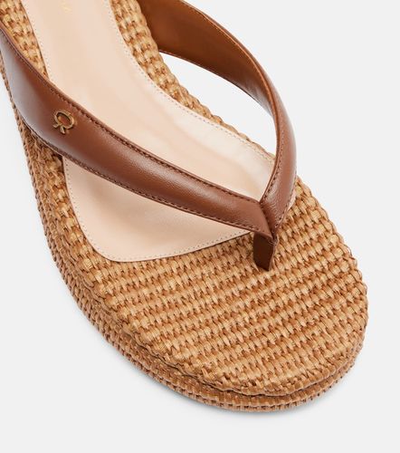 Mules compensées Tahiti en cuir - Gianvito Rossi - Modalova