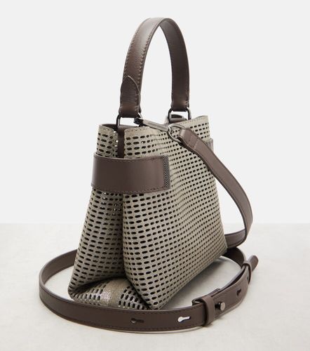 Sac Essence Small en cuir à anse supérieure - Brunello Cucinelli - Modalova