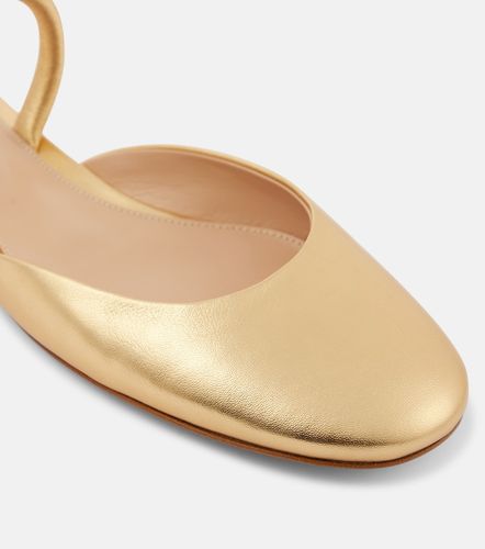 Ballerines en cuir métallisé - Gianvito Rossi - Modalova