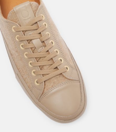 Baskets Gommino en cuir et toile - Tod's - Modalova