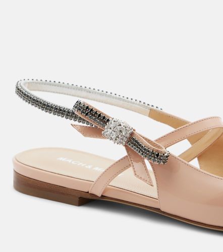 Ballerines Crystal Cube en cuir - Mach & Mach - Modalova
