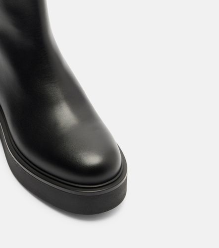 Bottines à plateforme Hiro en cuir - Gianvito Rossi - Modalova