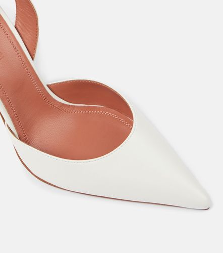 Escarpins Holli 95 en cuir - Amina Muaddi - Modalova