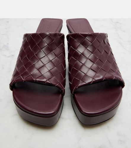 Mules compensées Rosita Intrecciato en cuir - Bottega Veneta - Modalova