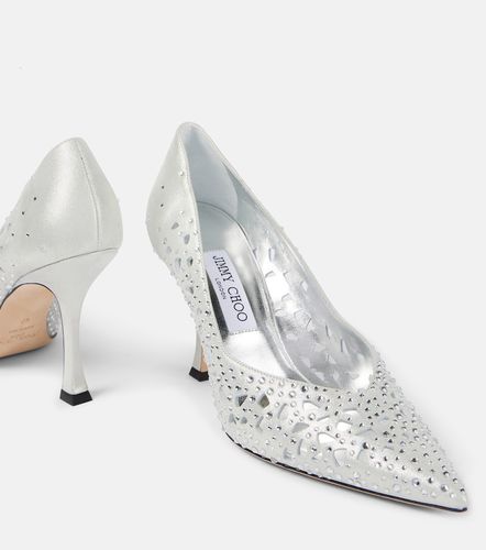 Escarpins Ziri 90 en daim à ornements - Jimmy Choo - Modalova