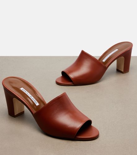 Mules Rapalla en cuir - Manolo Blahnik - Modalova