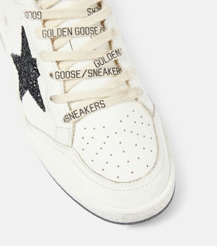 Baskets Ball Star en cuir à paillettes - Golden Goose - Modalova