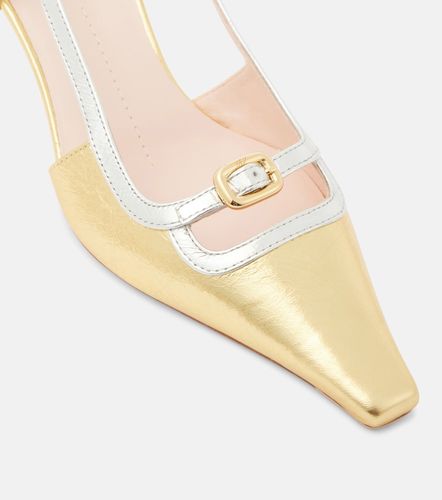 Escarpins slingback Viv' Canard en cuir métallisé - Roger Vivier - Modalova
