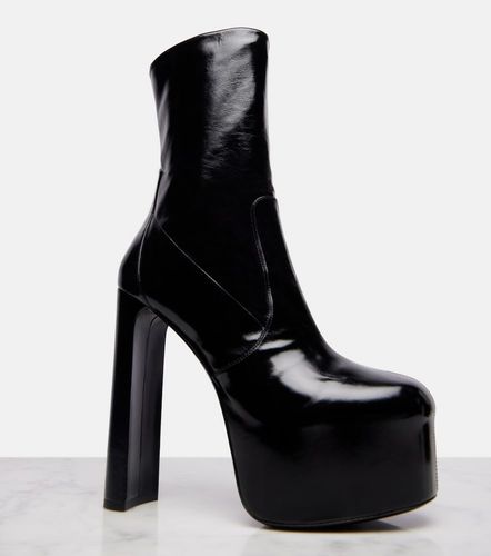 Bottines Billy à plateau en cuir - Saint Laurent - Modalova