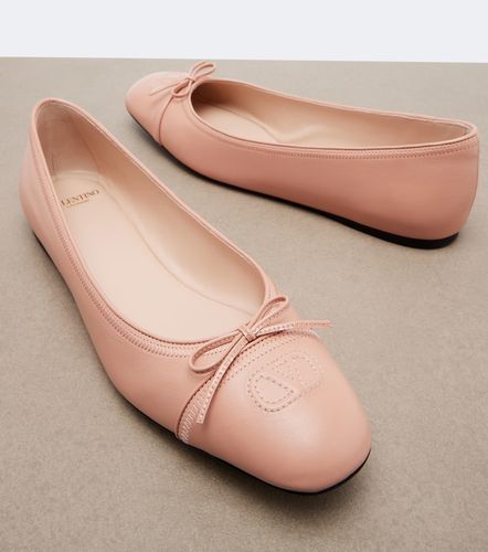 Ballerines VLogo en cuir - Valentino Garavani - Modalova