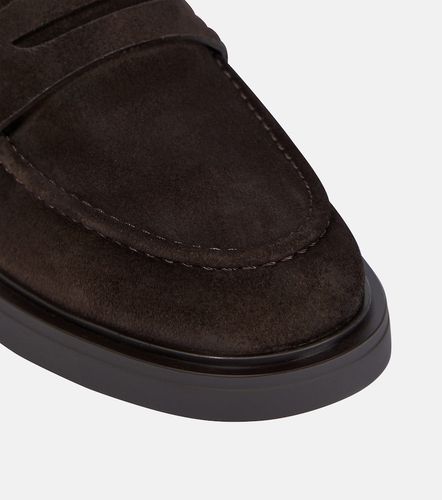 Mocassins Harris en daim et shearling - Gianvito Rossi - Modalova