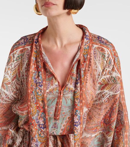 Robe midi Rhiannon en ramie - Zimmermann - Modalova