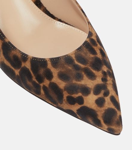 Escarpins Gianvito 70 en daim à motif léopard - Gianvito Rossi - Modalova
