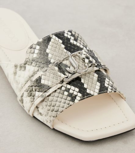 Mules Nako en cuir façon serpent - Jimmy Choo - Modalova
