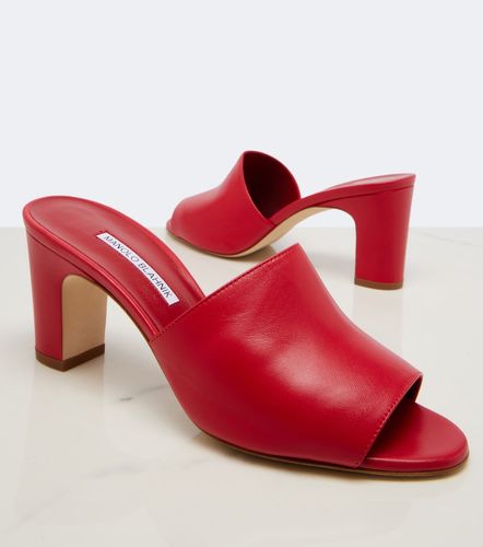 Mules Rapalla en cuir - Manolo Blahnik - Modalova