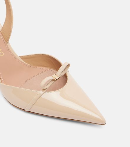 Escarpins slingback en cuir verni - Ferragamo - Modalova