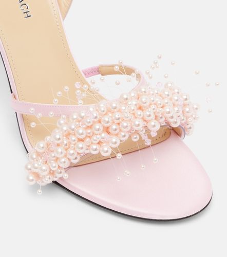Sandales Floating Pearl 85 en satin - Mach & Mach - Modalova