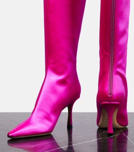Bottes Agatha 85 en satin - Jimmy Choo - Modalova