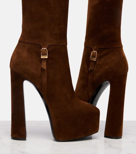 Bottines Nico à plateau en daim - Saint Laurent - Modalova