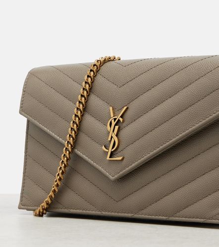 Portefeuille à chaîne Cassandre en cuir - Saint Laurent - Modalova