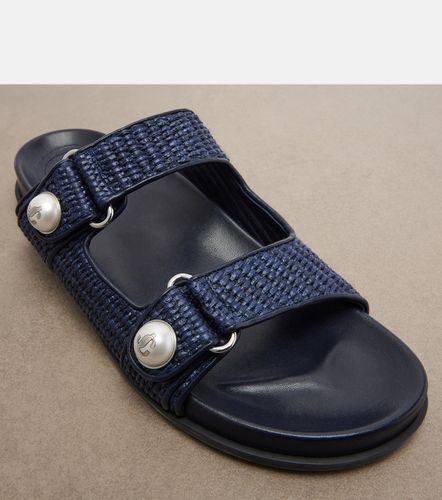 Mules Fayence à effet raphia - Jimmy Choo - Modalova
