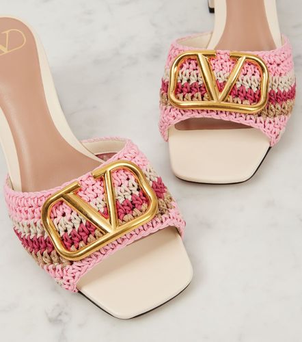 Mules VLogo 60 en crochet - Valentino Garavani - Modalova