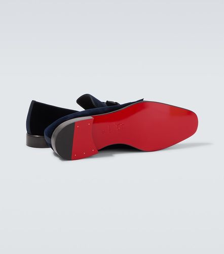 Mocassins December First en velours - Christian Louboutin - Modalova