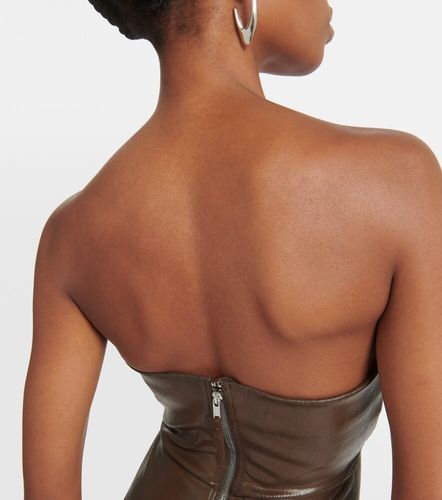 Robe longue en denim enduit - Rick Owens - Modalova