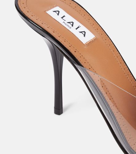 Alaïa Mules Le Cœur Abstrait 90 en cuir verni - Alaia - Modalova