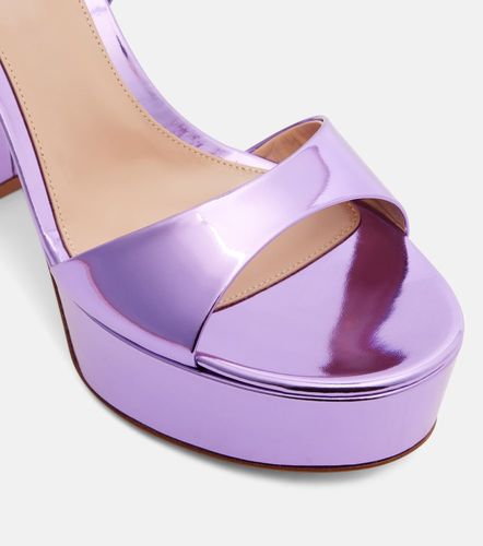 Sandales à plateau Marlena 125 en cuir - Gianvito Rossi - Modalova