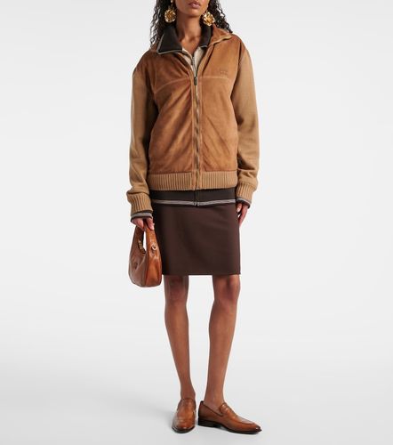 Miu Miu Veste en cuir - Miu Miu - Modalova