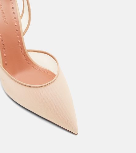 Escarpins slingback Holli en mesh - Amina Muaddi - Modalova