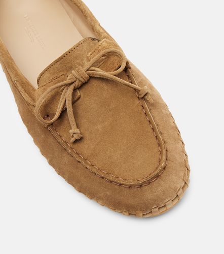 Le Monde Béryl Mocassins Pilote brodés en daim - Le Monde Beryl - Modalova