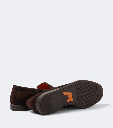 Santoni Mocassins Milo en daim - Santoni - Modalova